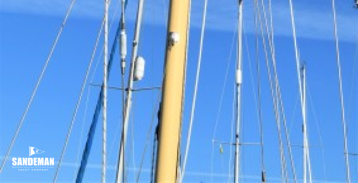 Mizzen mast view aft