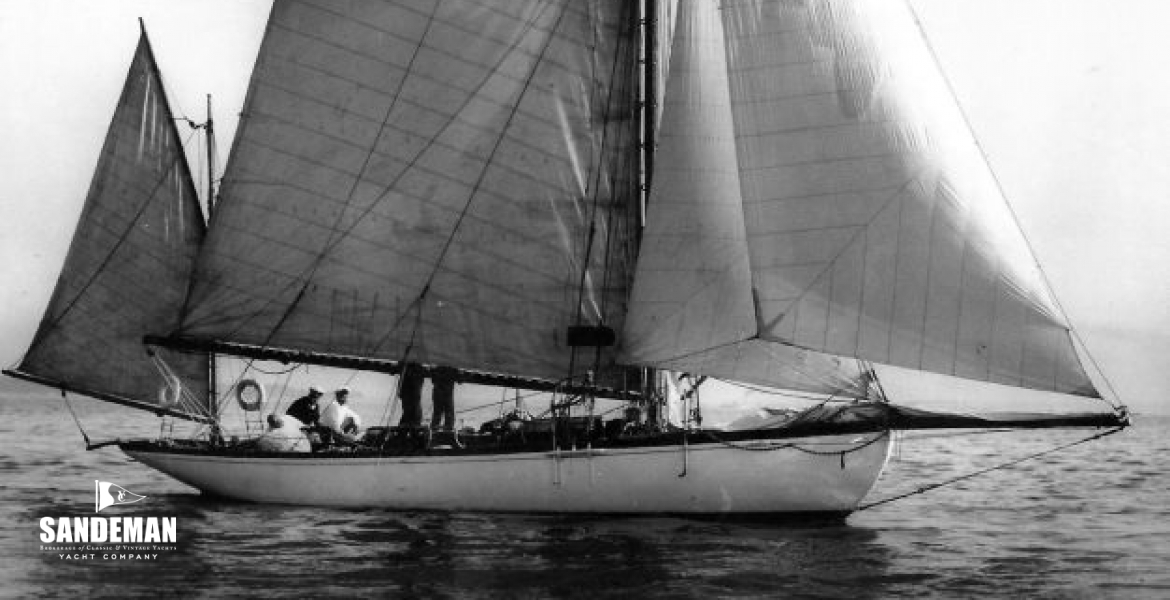 As Gaff Yawl WINIFRED 1932