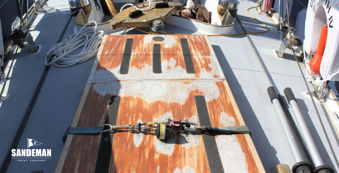 Aft deck view fwd