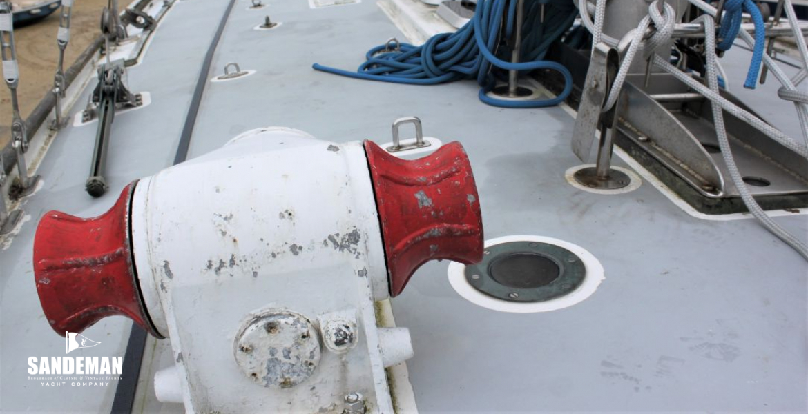 Mid deck view aft to stbd