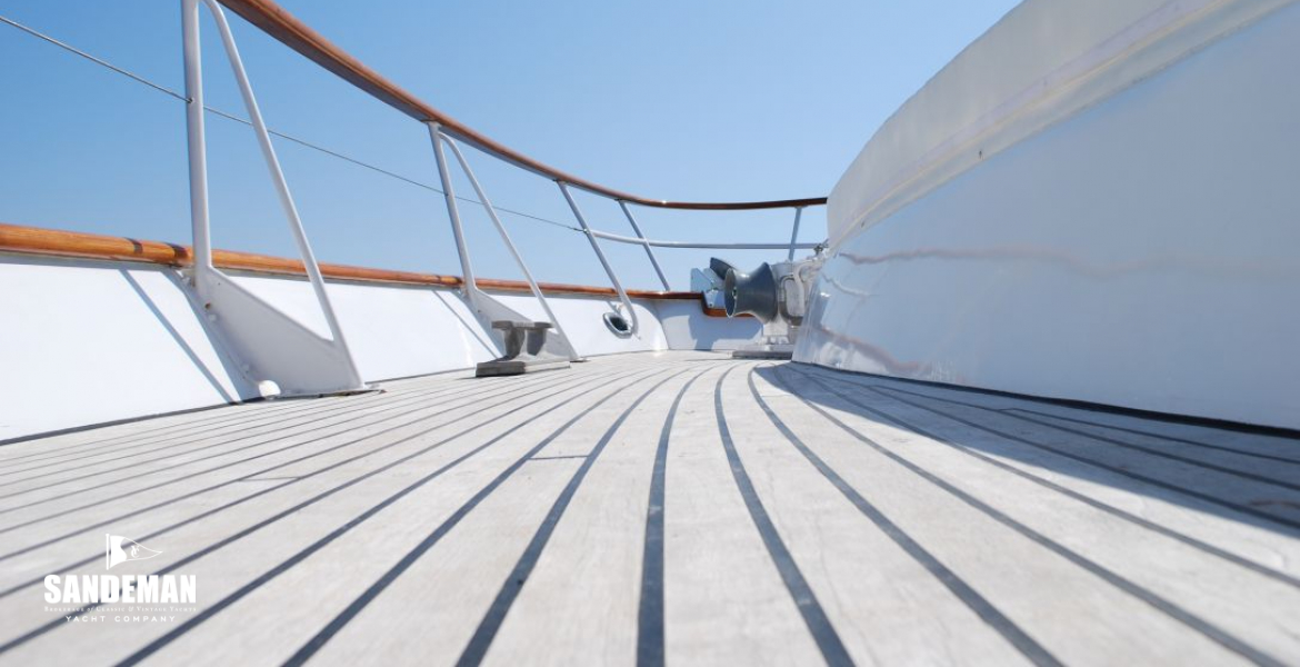 Port side deck view fwd