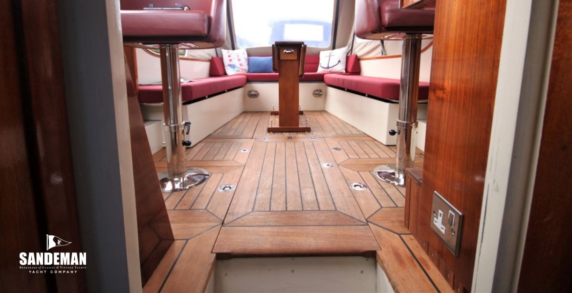 Companionway view aft to cockpit