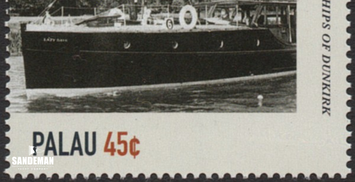 In Dunkirk little ships stamp issue