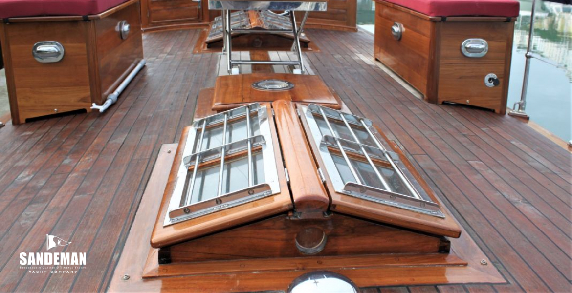 View aft from foredeck