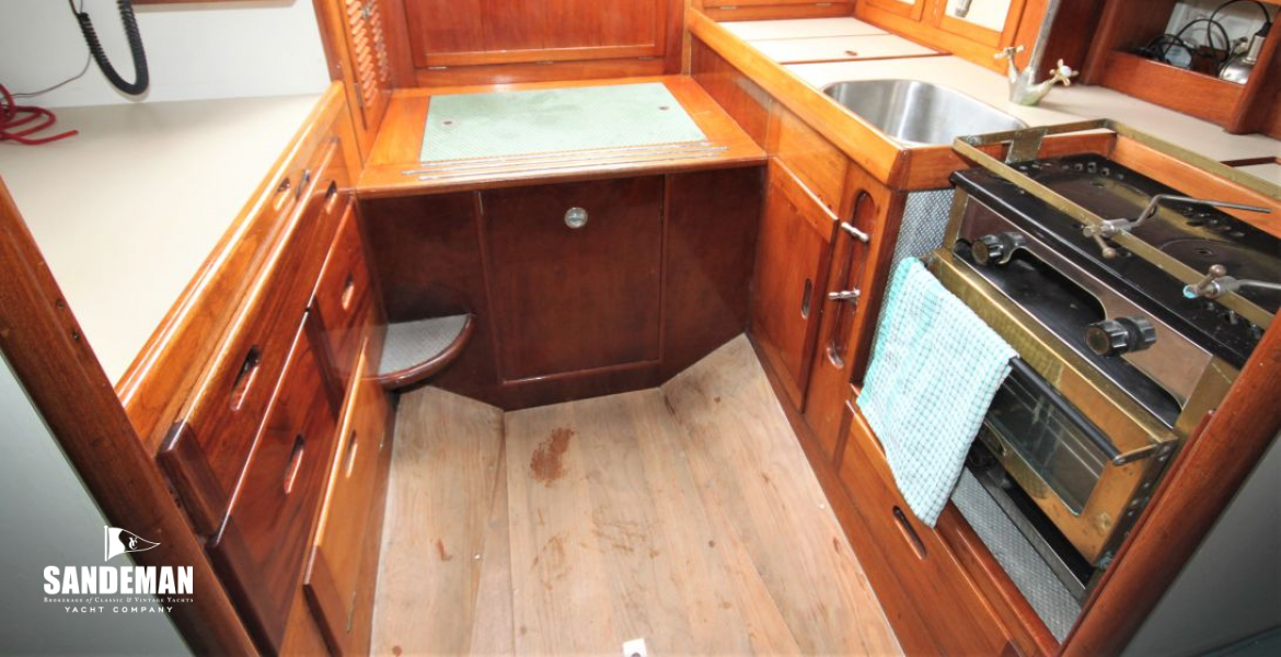 View aft to exit