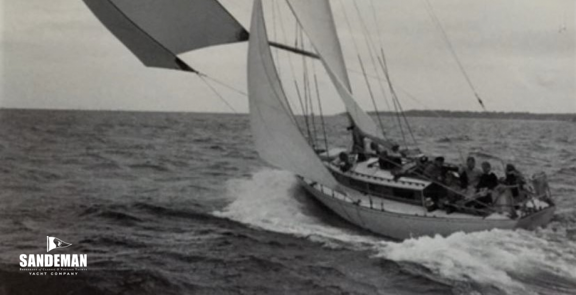 Three sail reaching 1960s