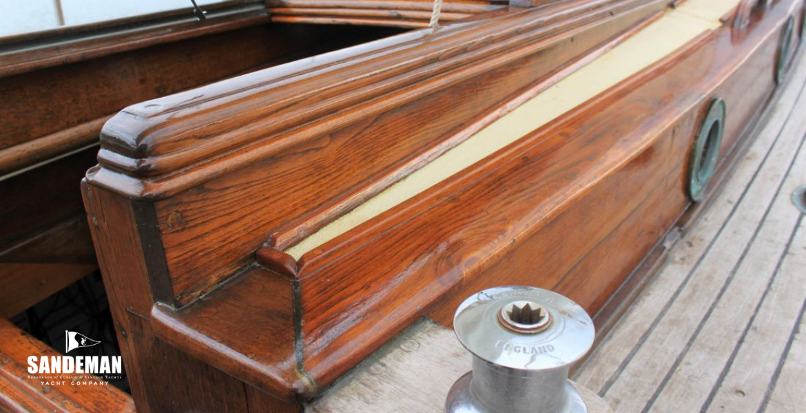 Companionway view fwd to port