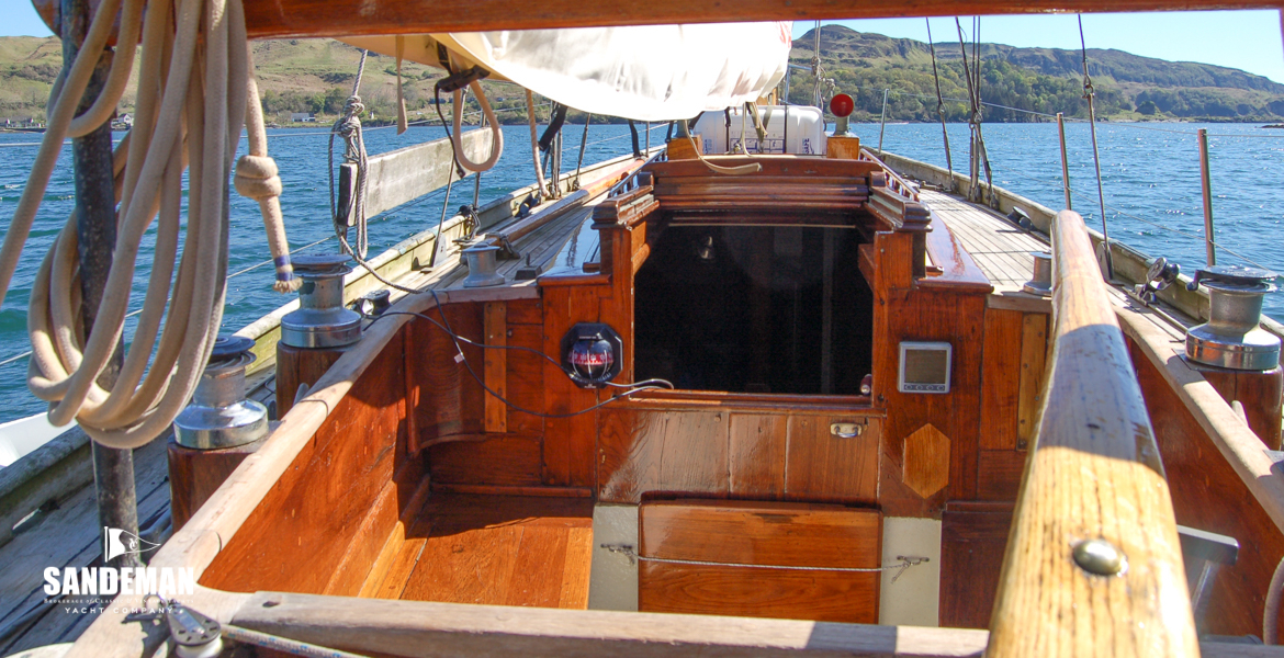 View forward from aft deck