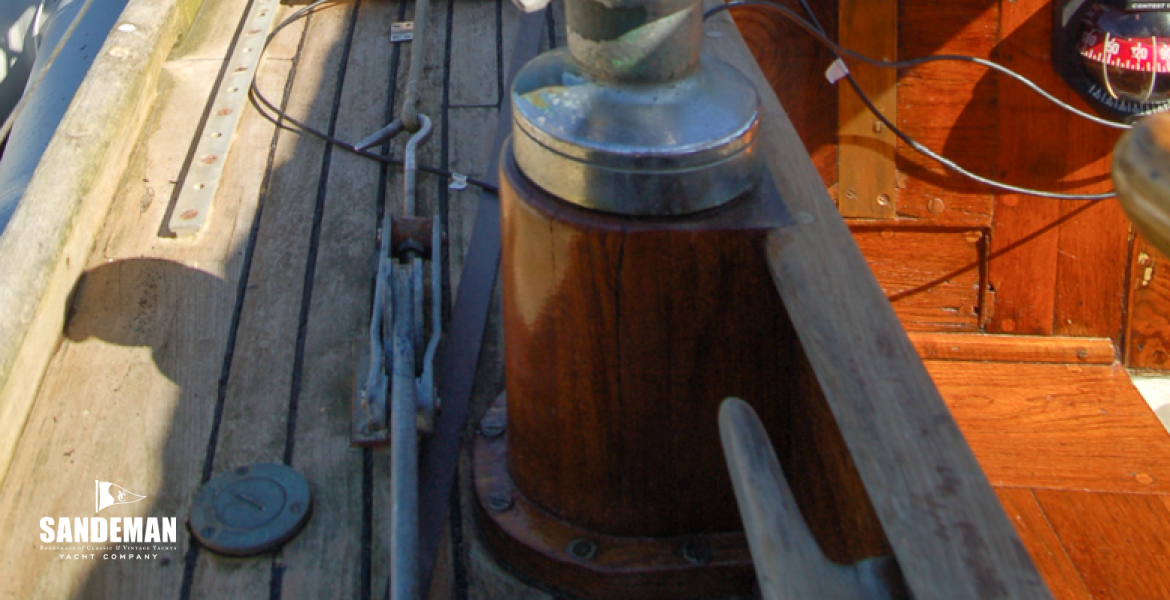 Port side deck view forward