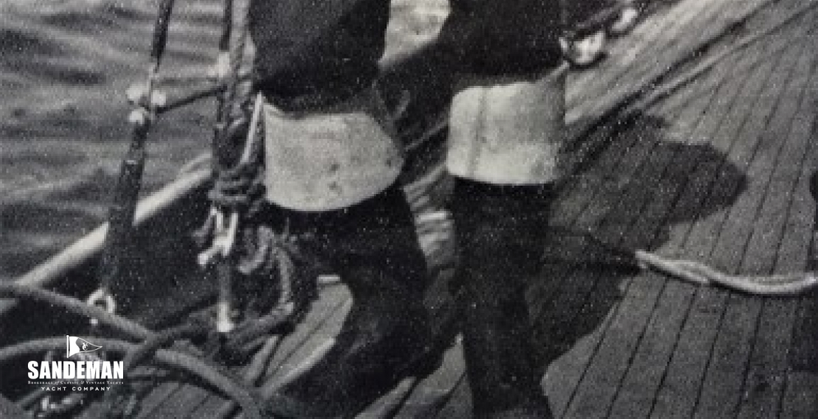 A.G.H. Macpherson aboard DRIAC