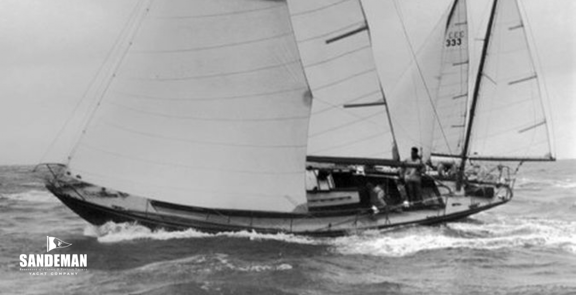 Quadrilateral genoa upwind 1960s 