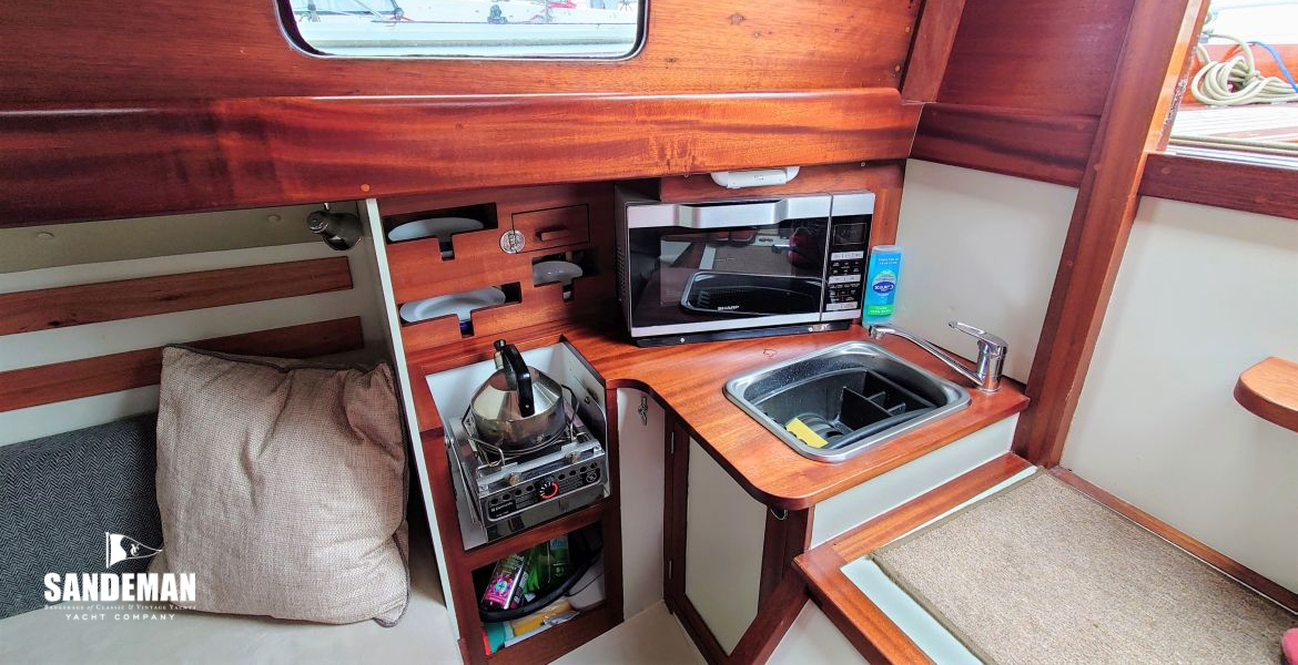Galley view aft