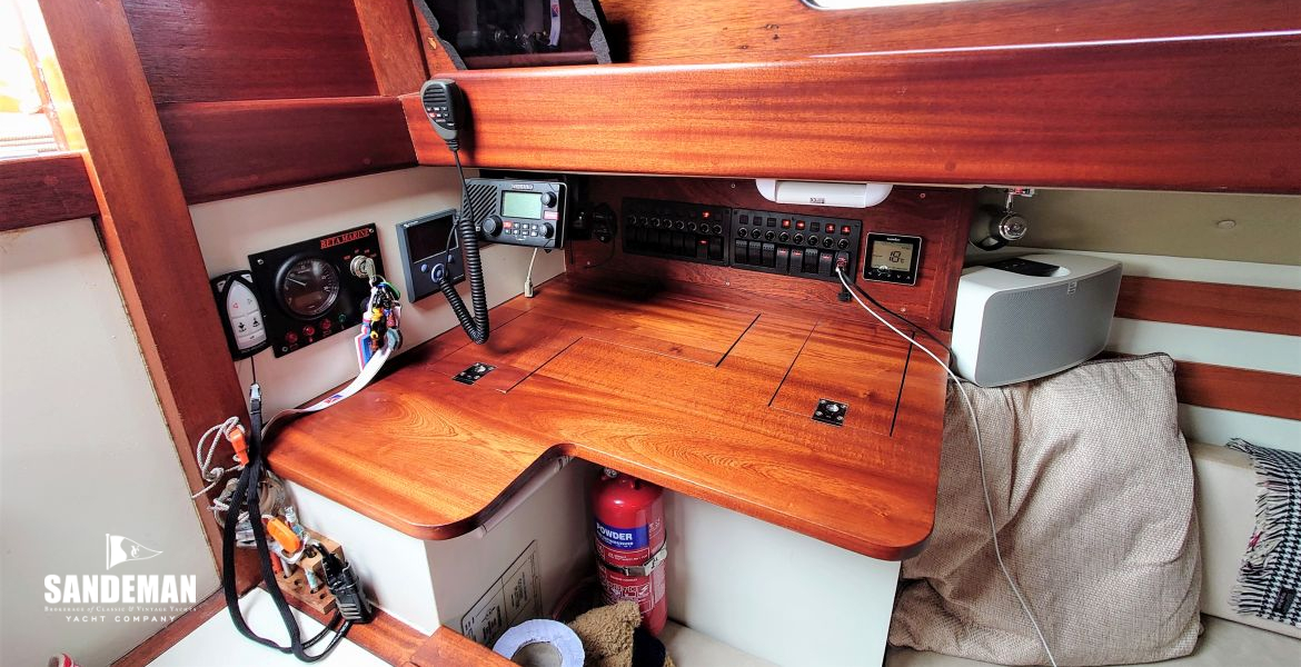 Nav area view aft