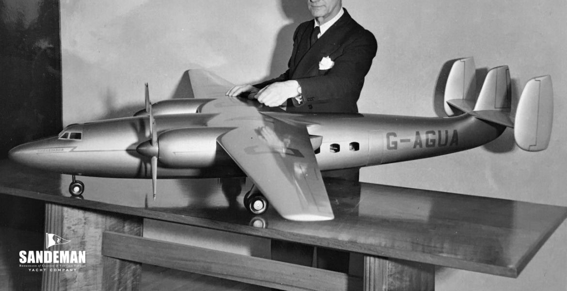 Arthur E. Hagg 1947 and his Airspeed Ambassador