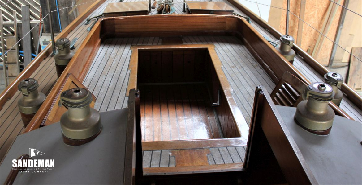 View aft from companionway