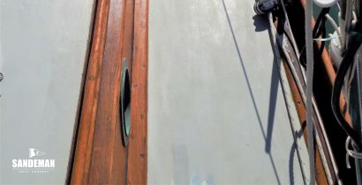 Port side deck view aft