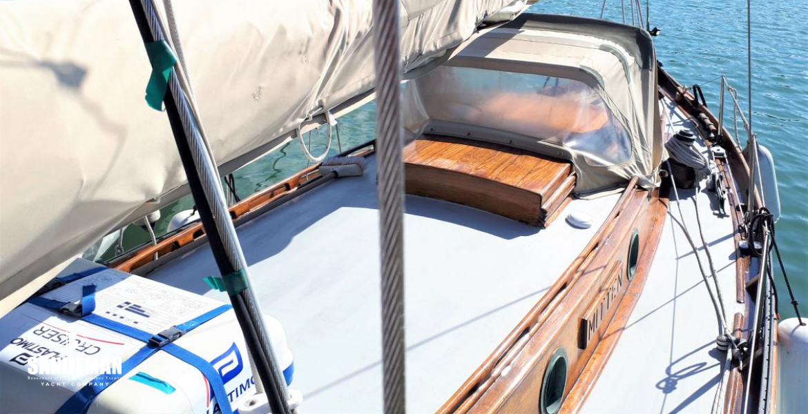 View aft from port side deck