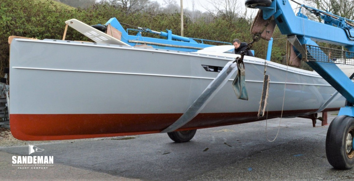 Hauled out port bow