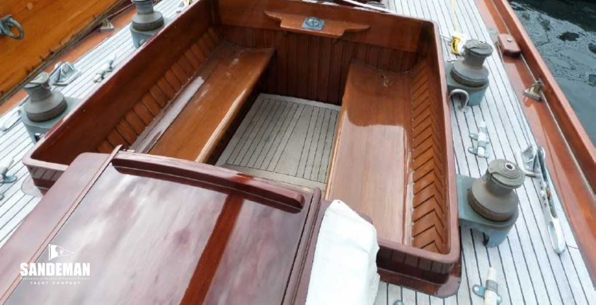 Companionway view aft