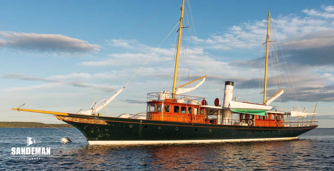 CANGARDA - Pusey & Jones 126ft Steam Yacht 1901/2009