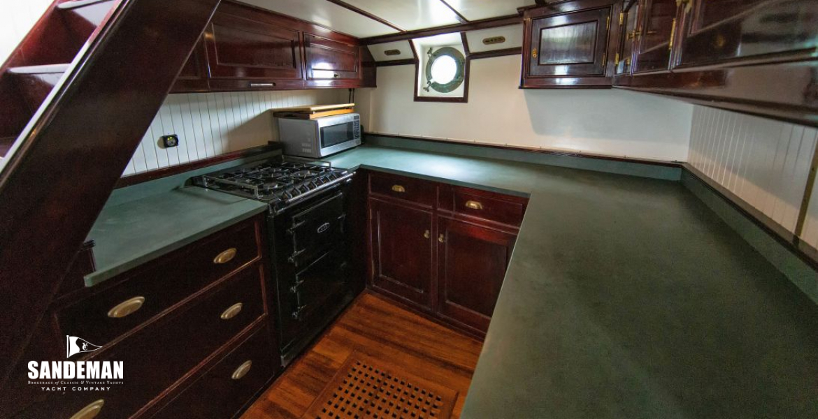Galley view to port