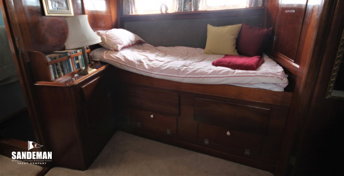 Owner cabin view to port