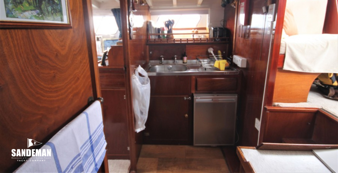 Galley to port