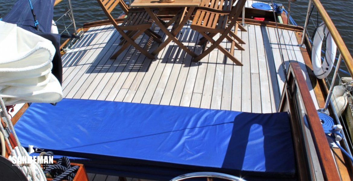 Upper helm view aft