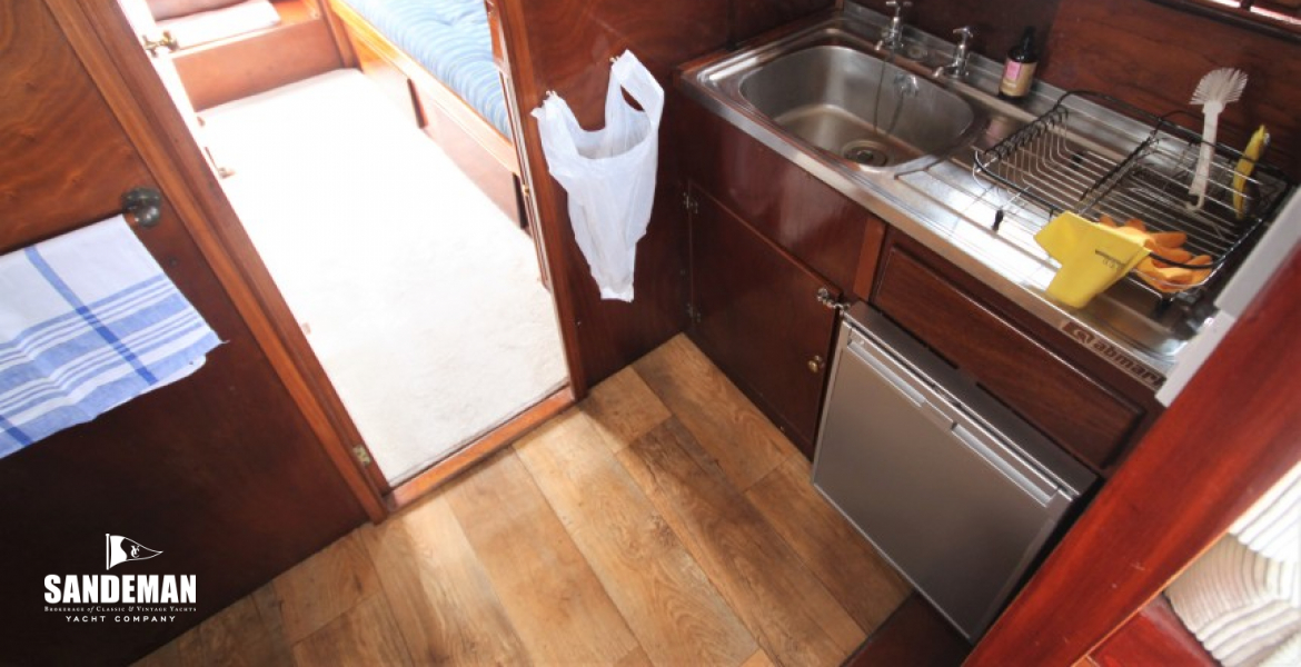 Galley view aft