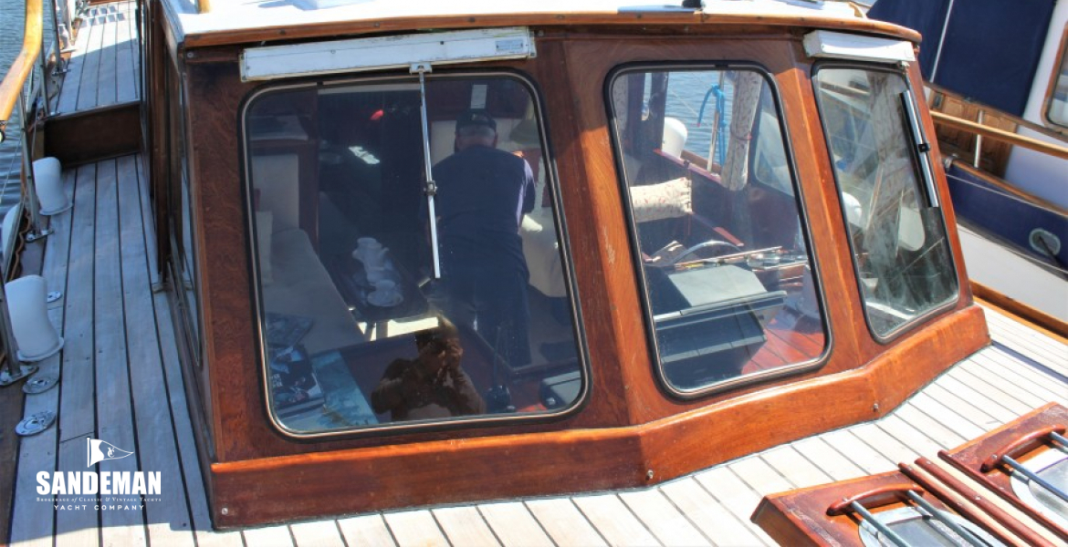 Wheelhouse view aft