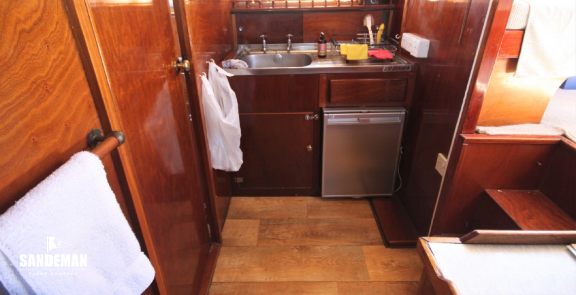 Galley to port