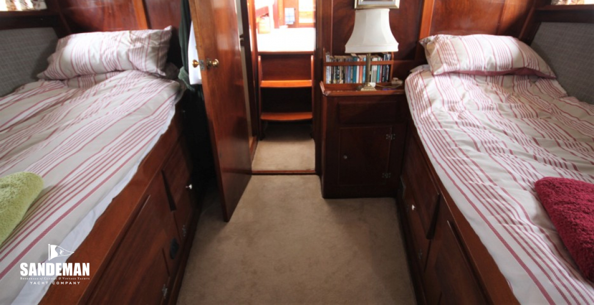 Owner cabin view aft