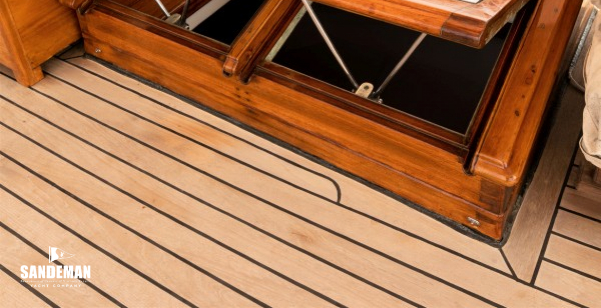 Saloon skylight view to port aft