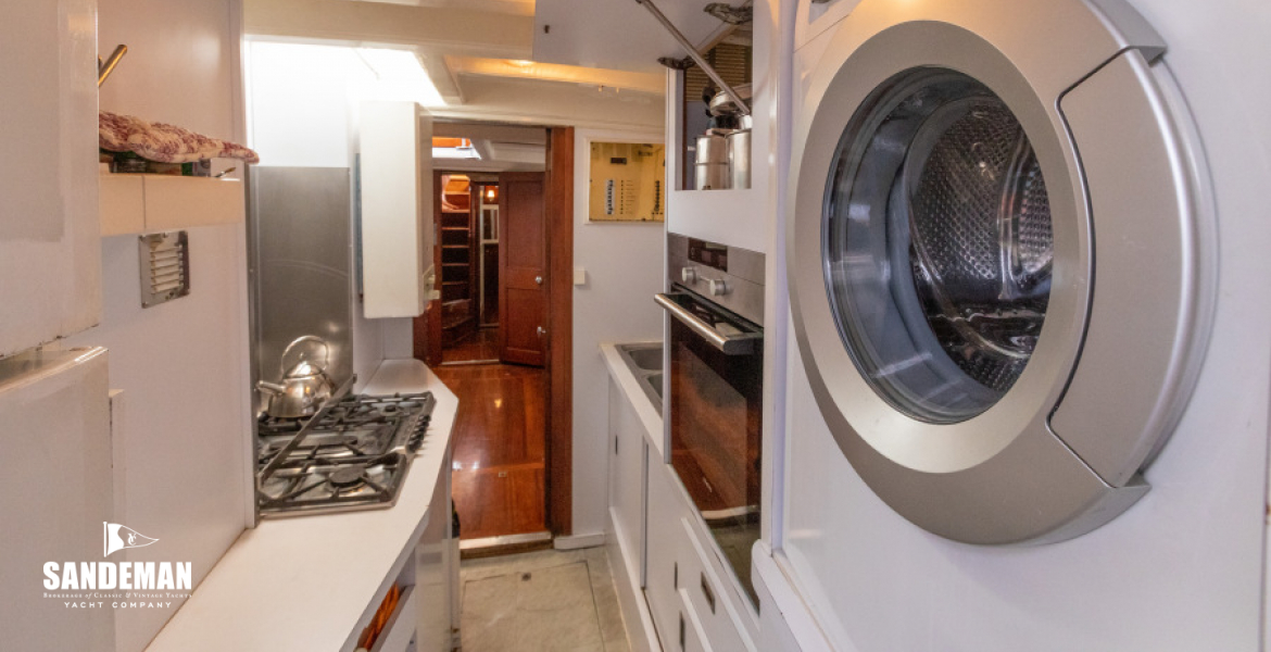 Utility area/ galley view aft