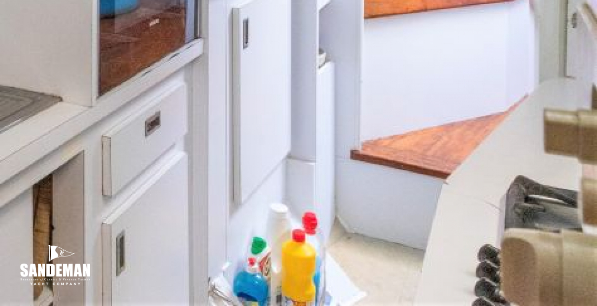 Galley/ Utility area view fwd to crew cabin
