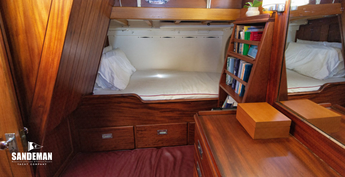 Owner cabin view to stbd
