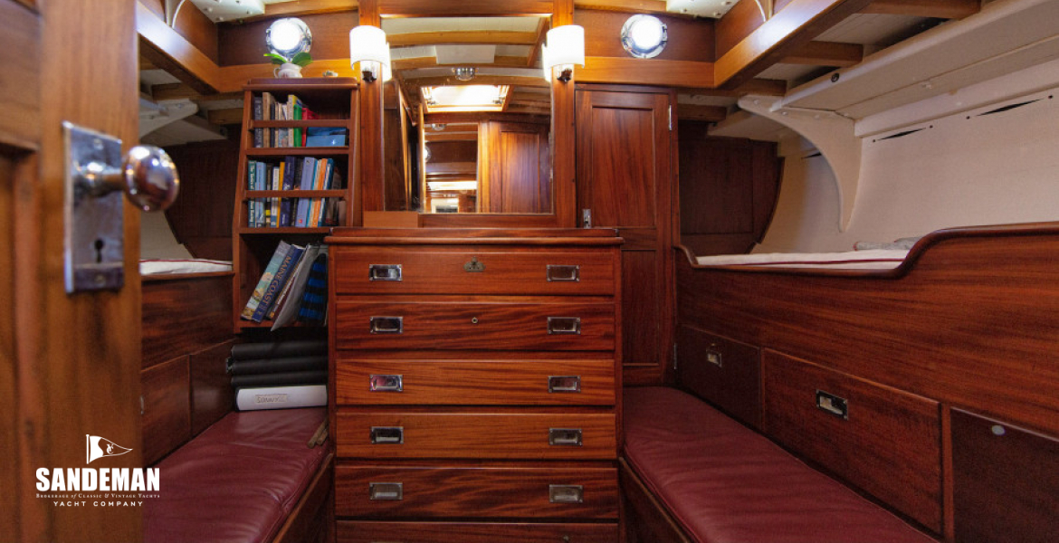 Owner cabin view aft