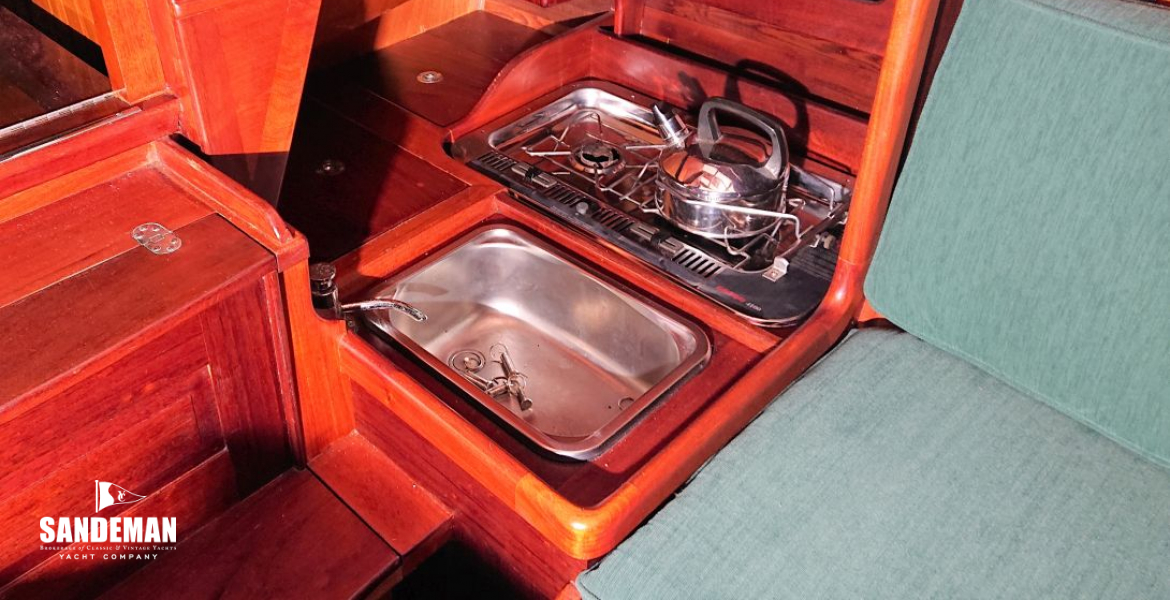 Galley to port view aft