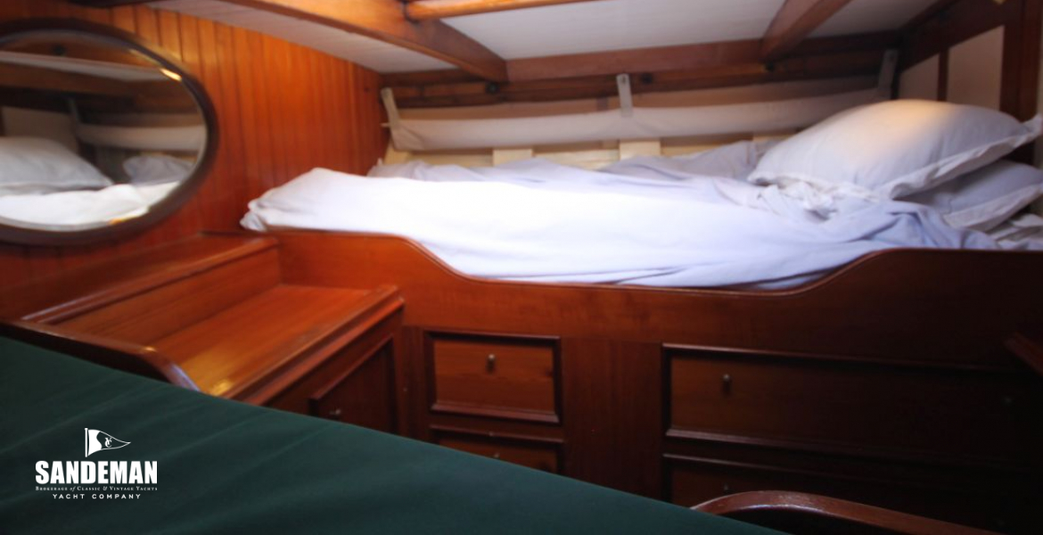 Owner cabin view to port