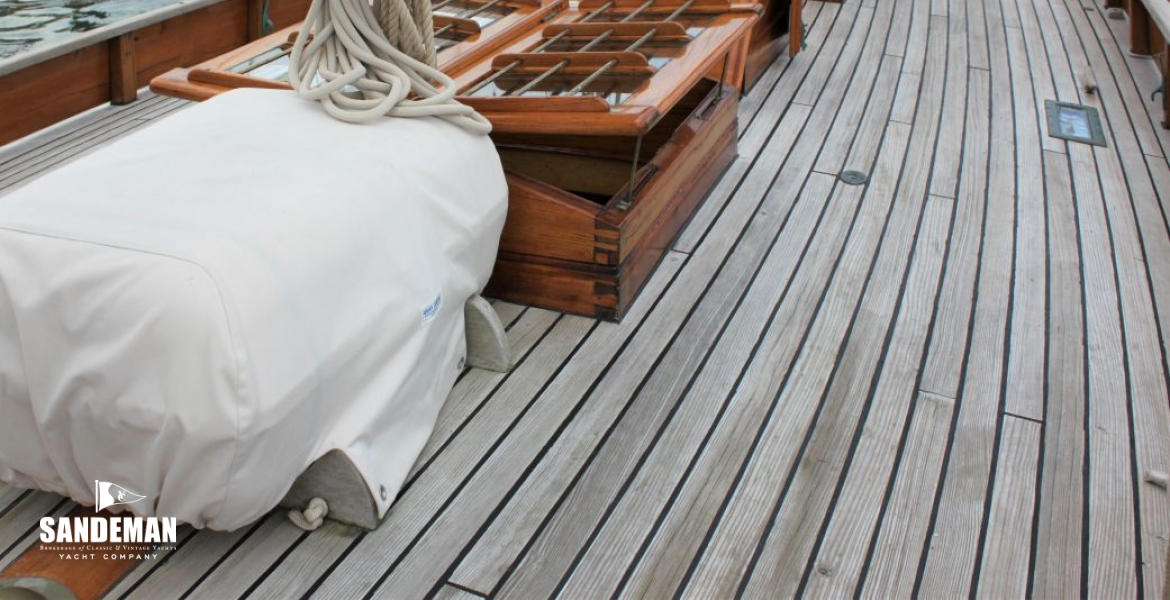 View aft from mast