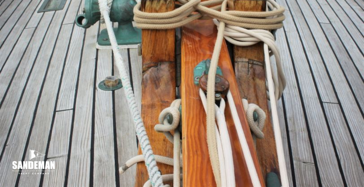 Bowsprit bits view aft