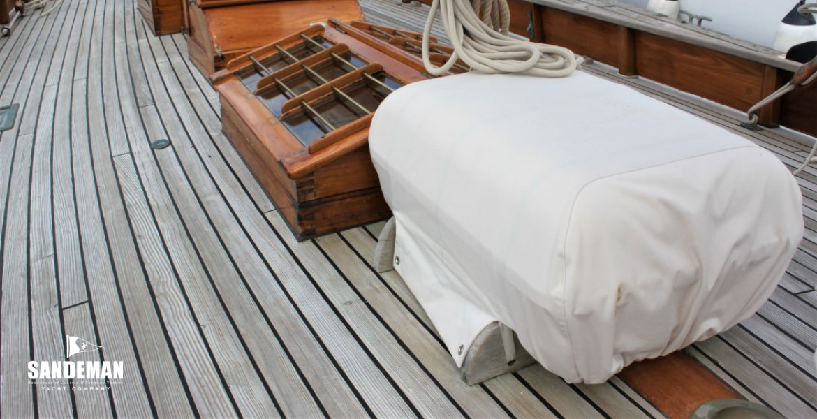 View aft from mast