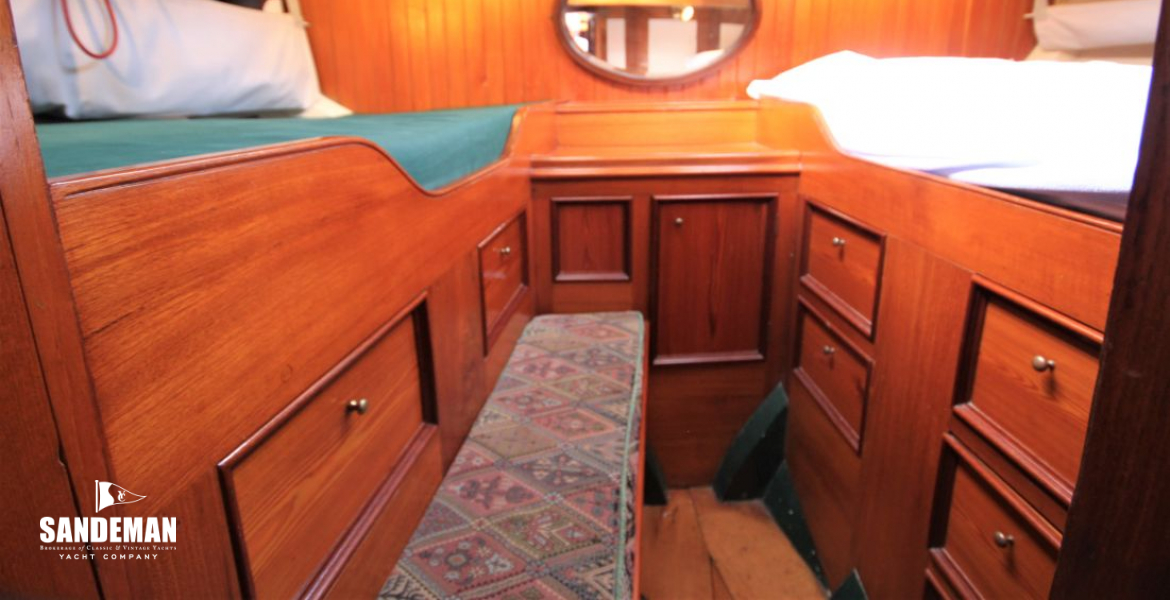 Owner cabin view aft