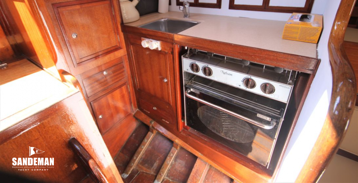 Galley to port