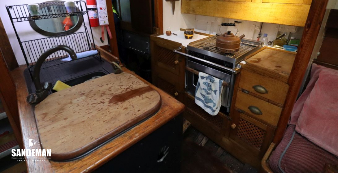 Galley view aft to port