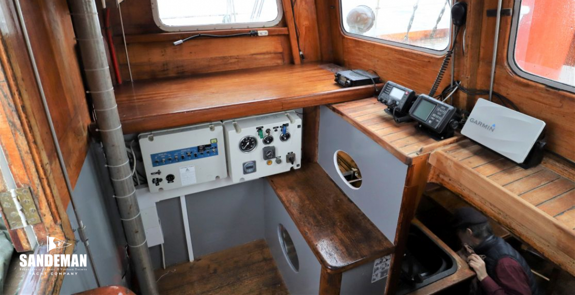 Pilothouse view to port