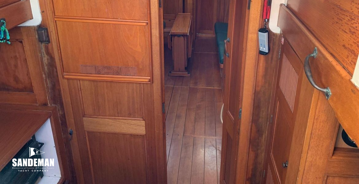 Doghouse view down to saloon