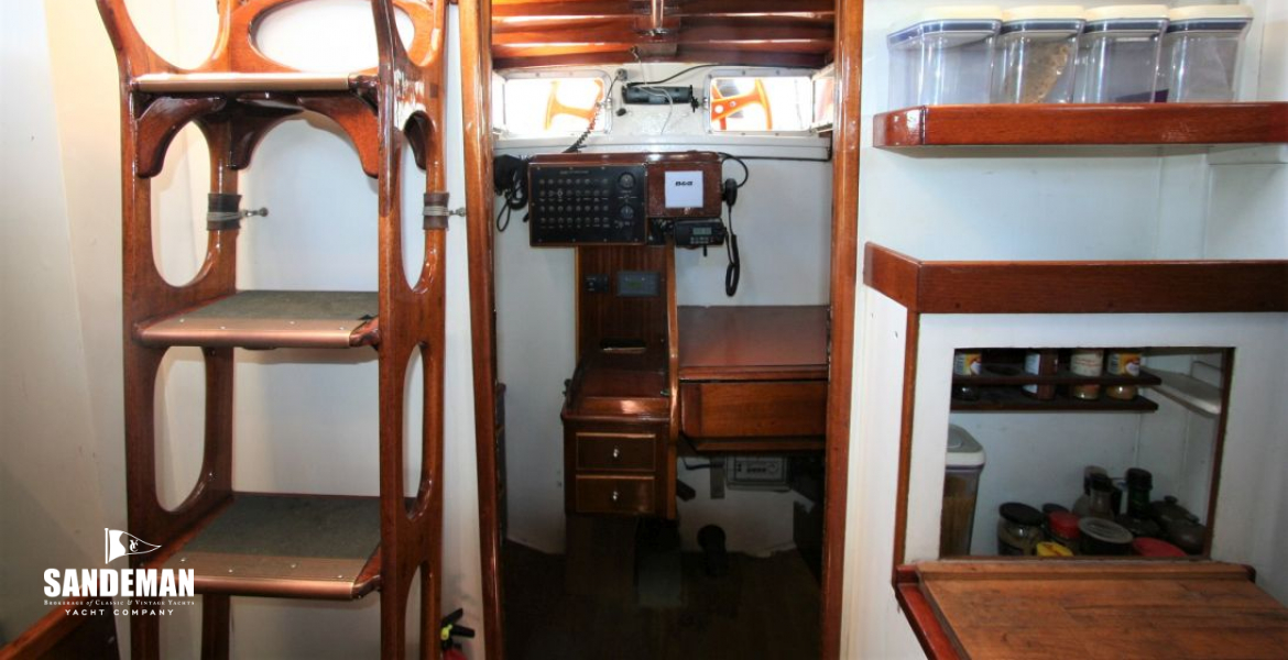 Companionway view aft