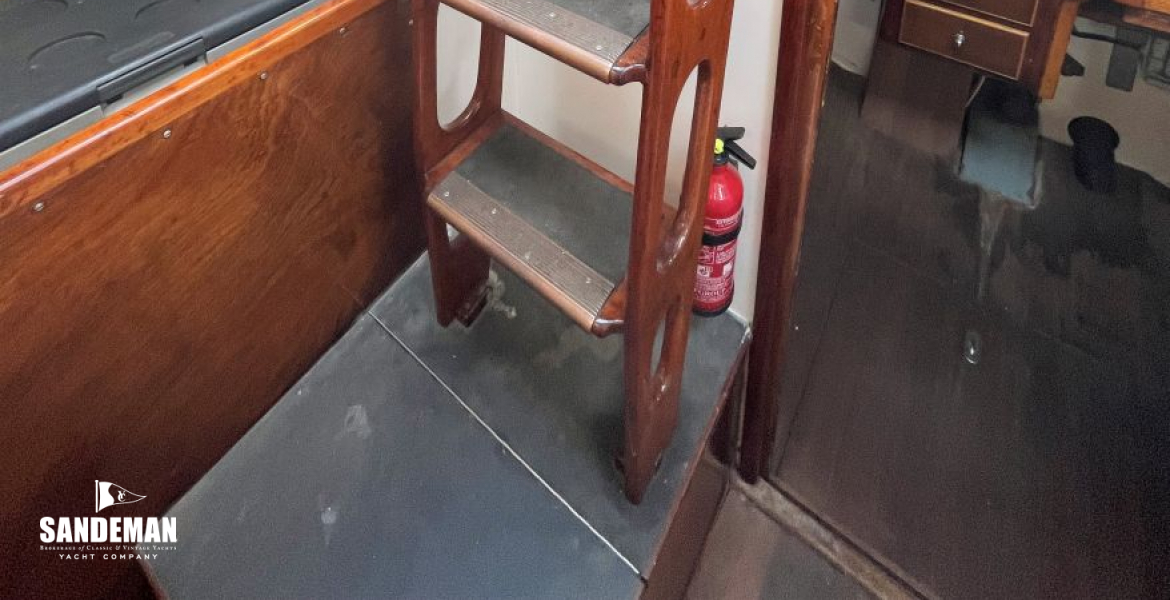 Companionway view aft
