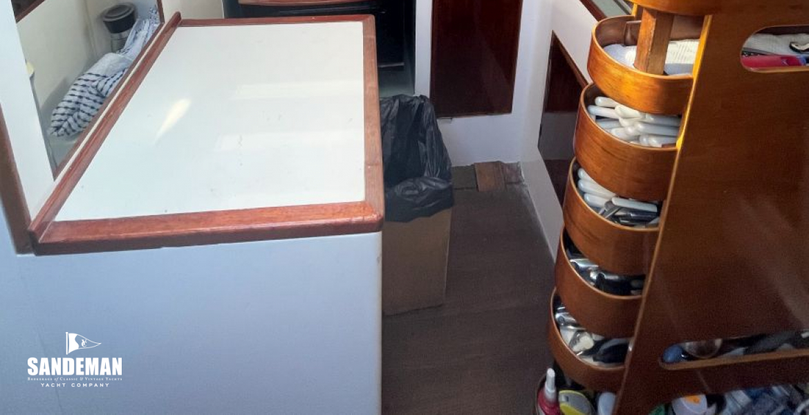 Galley view to port